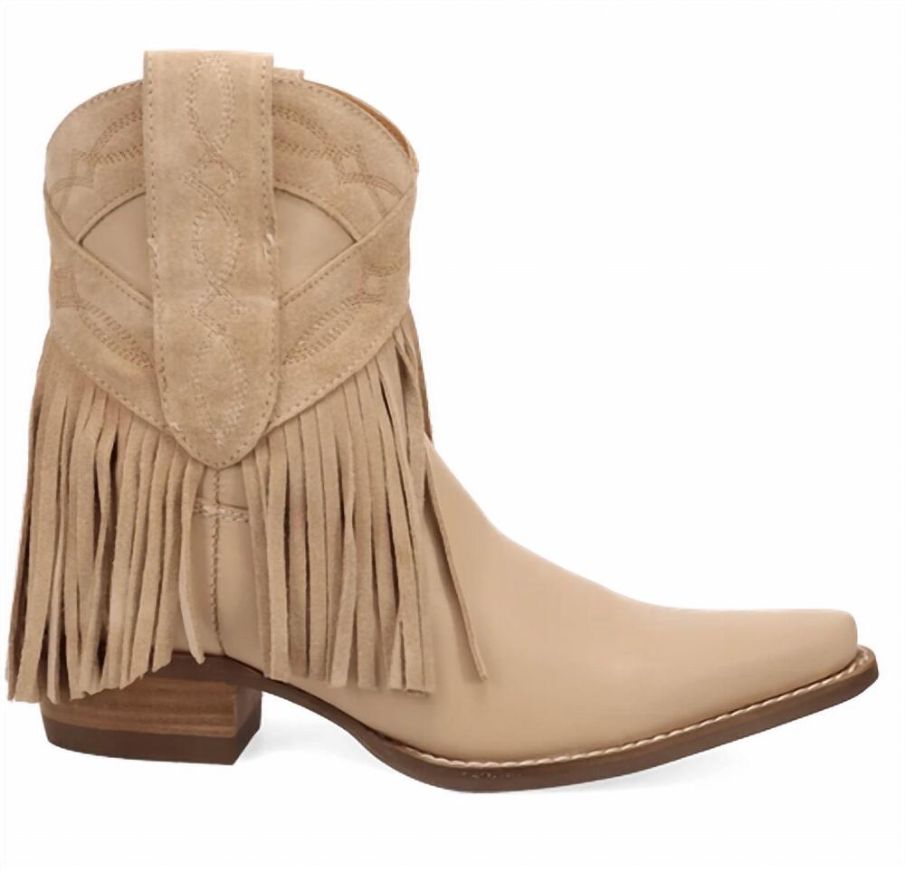 NEW DINGO women's last ride booties in sand